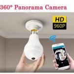 360 Degree Panorama Wifi IP light-bulb Spy Surveillance Cam