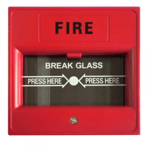 Fire Alarm conventional system break glass alarm bell