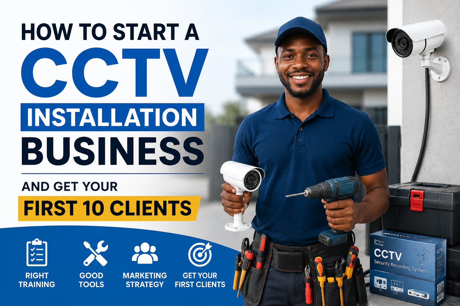 How to Start a CCTV Installation Business and Get Your First 10 Clients