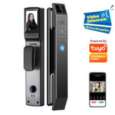 Lentric LT-K42-Face | Tuya WIFI Intelligent Fingerprint/Card/Password/ 3D Face Recognition Smart Lock with Camera