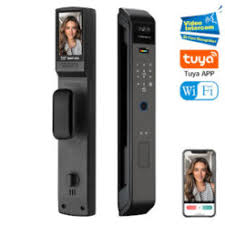 Lentric LT-K30-Face Security Lock | Tuya WIFI FACE Smart Door Lock – 6-in-1 Biometric Entry System with Face Recognition, HD Camera, Fingerprint, and Tuya App Control