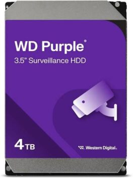 WD Purple Surveillance Hard Drive – 4TB