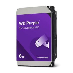 WD Purple Surveillance Hard Drive – 6TB