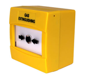 C-tec Conventional Yellow Gas Extnguishing Release Point Surface