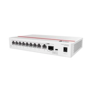 S110-8P2ST-V2 (8*10/100/1000BASE-T ports(124W PoE+), 1*GE SFP port, 1*10/100/1000BASE-T port, with 1*AC power adapter, fanless)