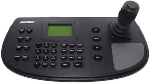 Hikvision DS-1200KI Keyboard with 4-axis Joystick. The Joy stick should have a LAN port